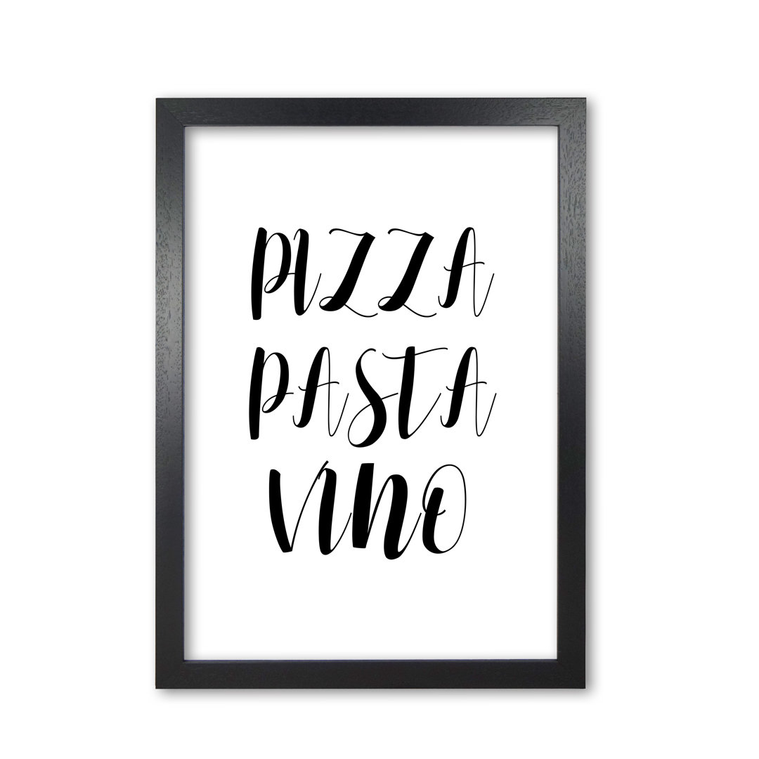 Pizza Pasta Vino - Print