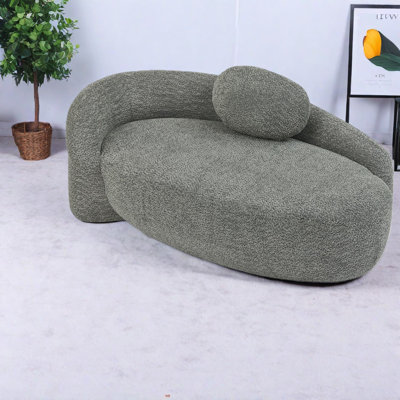 Fauteuils d'appoint peu encombrants, méridienne moderne 67 po Boucle