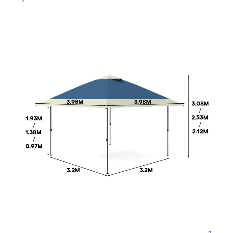 13 pi. L 13 pi. D Pop-up en métal