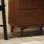 Commode en bois massif à 3 tiroirs Yarber Groove-664421190