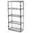 5-Shelf Shelf With Cover - For Office Efficiency Wire Rack Rust Versatile Homes
