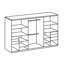 Wyler 3 Door Manufactured Wood Wardrobe-1080332927