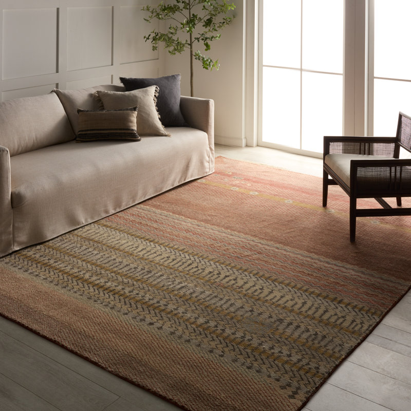 Jaipur Living Kakero LIB14 Handknotted Bohemian Red Area Rug (10'x14'), Rectangle 10' x 14'