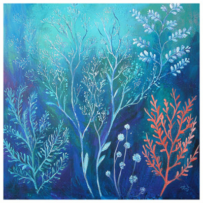 Botanical Canvas  Gallery Wrap - Nature Wall Decor in Many Sizes