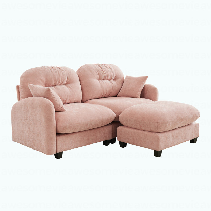 Canapé modulaire en L avec repose-pieds Cloud