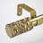 Adjustable 1''diameter Single Curtain Rod Set-121627349