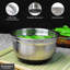 Buckingham Deep Salad Mixing Bowl Stainless Steel With Black Silicone Base-324632068