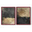 ABSTRACT Series CCCCXXI - Impression encadrée de qualité supérieure - prête à être accrochée - aucun clou requis - aucun clou requis-1232212541-1232212530