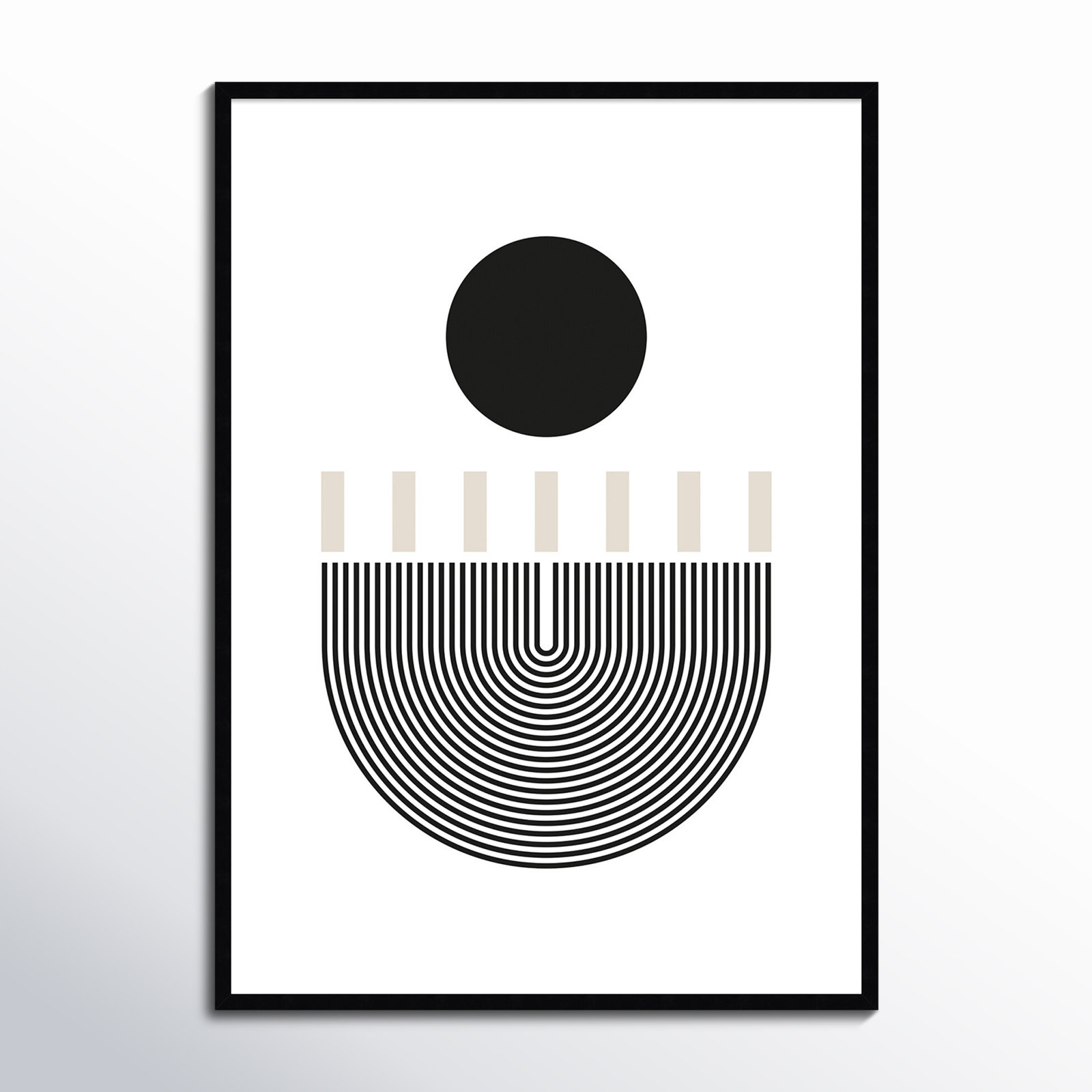 All Rise by Simon West, Black, 42.25" H x 30.25" W x 0.88" D