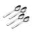 Oneida Reid Satin Teaspoons, Set of 4
