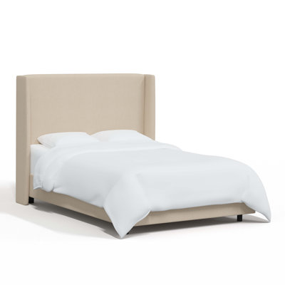 Tilly Upholstered Wingback Bed
