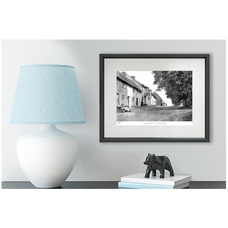 Puncknowle, Village 1906 by Francis Frith - Single Picture Frame Print, 60cm H x 80cm W x 2.3cm D