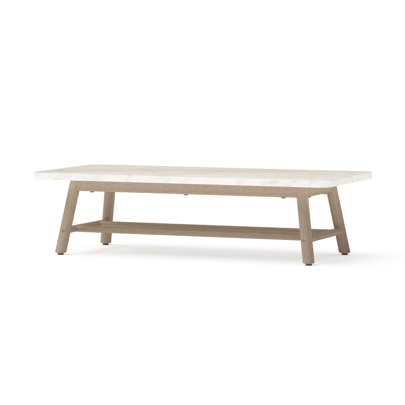 Ensemble de canapé et de causeuse d'extérieur en bois d'acacia avec corde en osier 3 pièces Naomie Tim