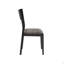 Set Of 2 Padded Leatherette Dining Chairs