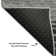 Premium Machine Washable Tweedy Gray Rug