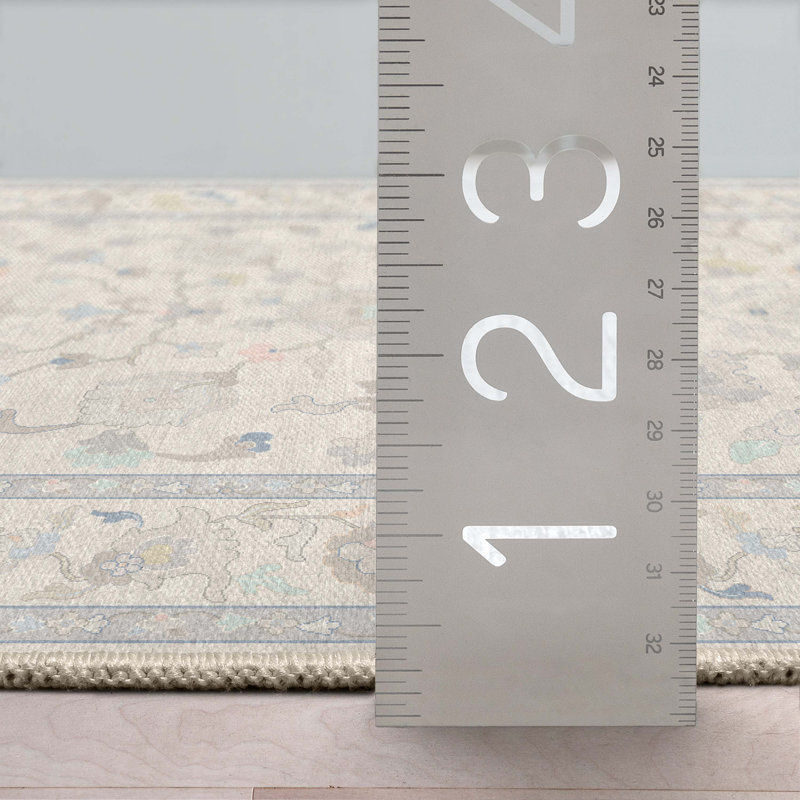 Tapis rose pastel Bungalow Adrith Konya, Rectangle 6 pi x 9 pi