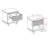 Granville 18" Nightstand In White  (Only Nightstand)-340972223