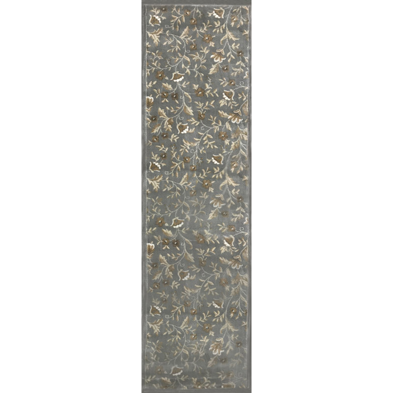 Floral Indoor Rug, Rectangle 3'3" x 4'11"