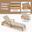Chaise longue inclinable 82,6 po avec coussins 82,6 po
