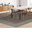 Tapis brun et doré de haute qualité noué à la main
