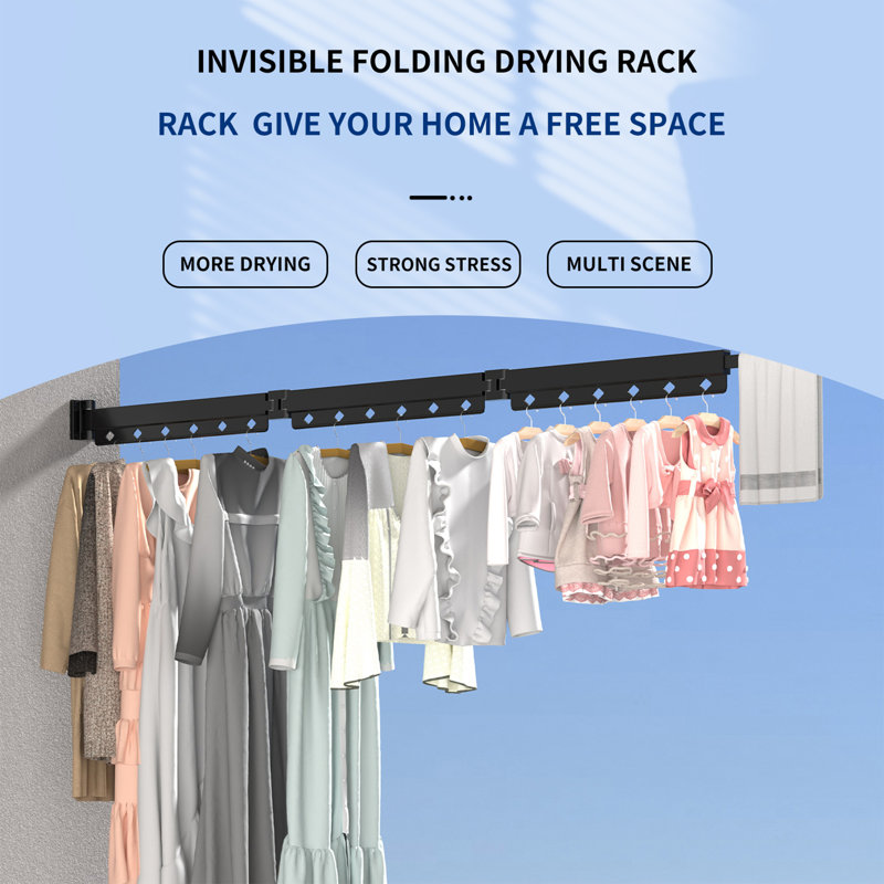 Garnetta Aluminum Adjustable Clothing Rack