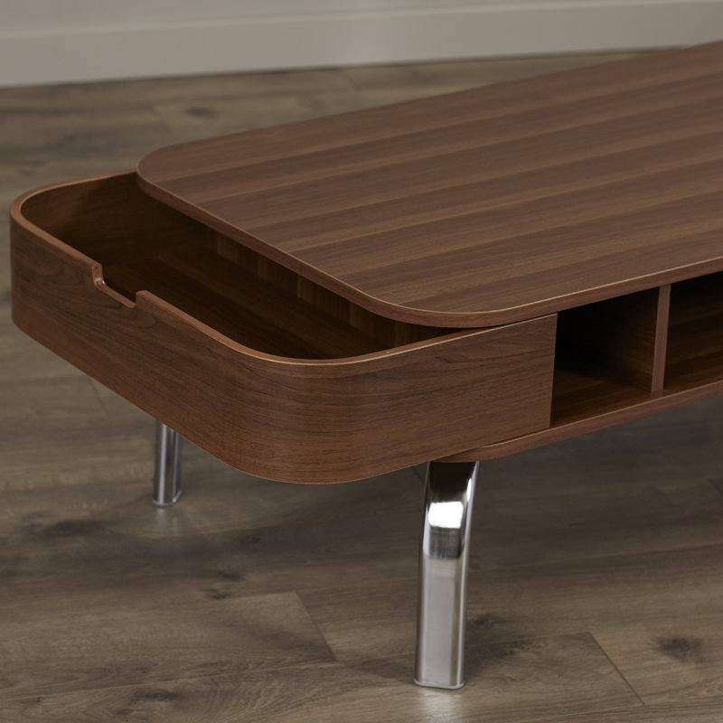 Perla Four Leg Coffee Table with Storage