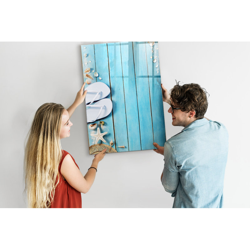 Magnetic Glass Photo Memo Board