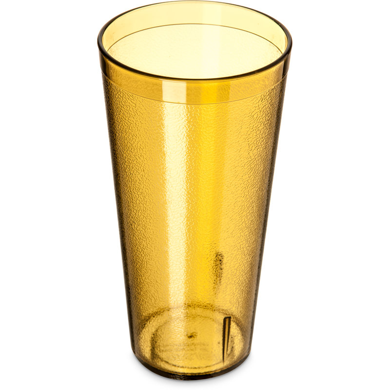 24 oz Verre à boire en plastique, Ambre