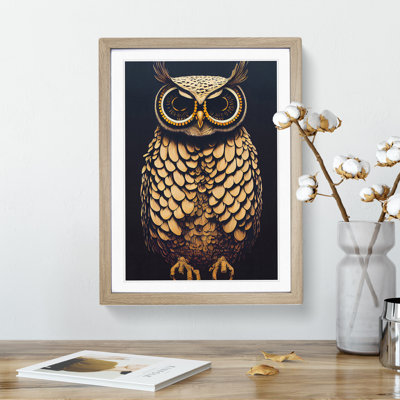 The Beauteous Owl - Single Picture Frame Print