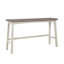 Ensemble de 4 tabourets transitionnels à hauteur de pub, tabourets de table et de bar à finition blanche et café-690222106-690222100-690222104