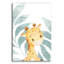 «Safari Baby Giraffe» par Petals Prints Design, art mural en verre acrylique-101632255