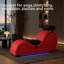 Faux Leather Chaise Lounge-122627829