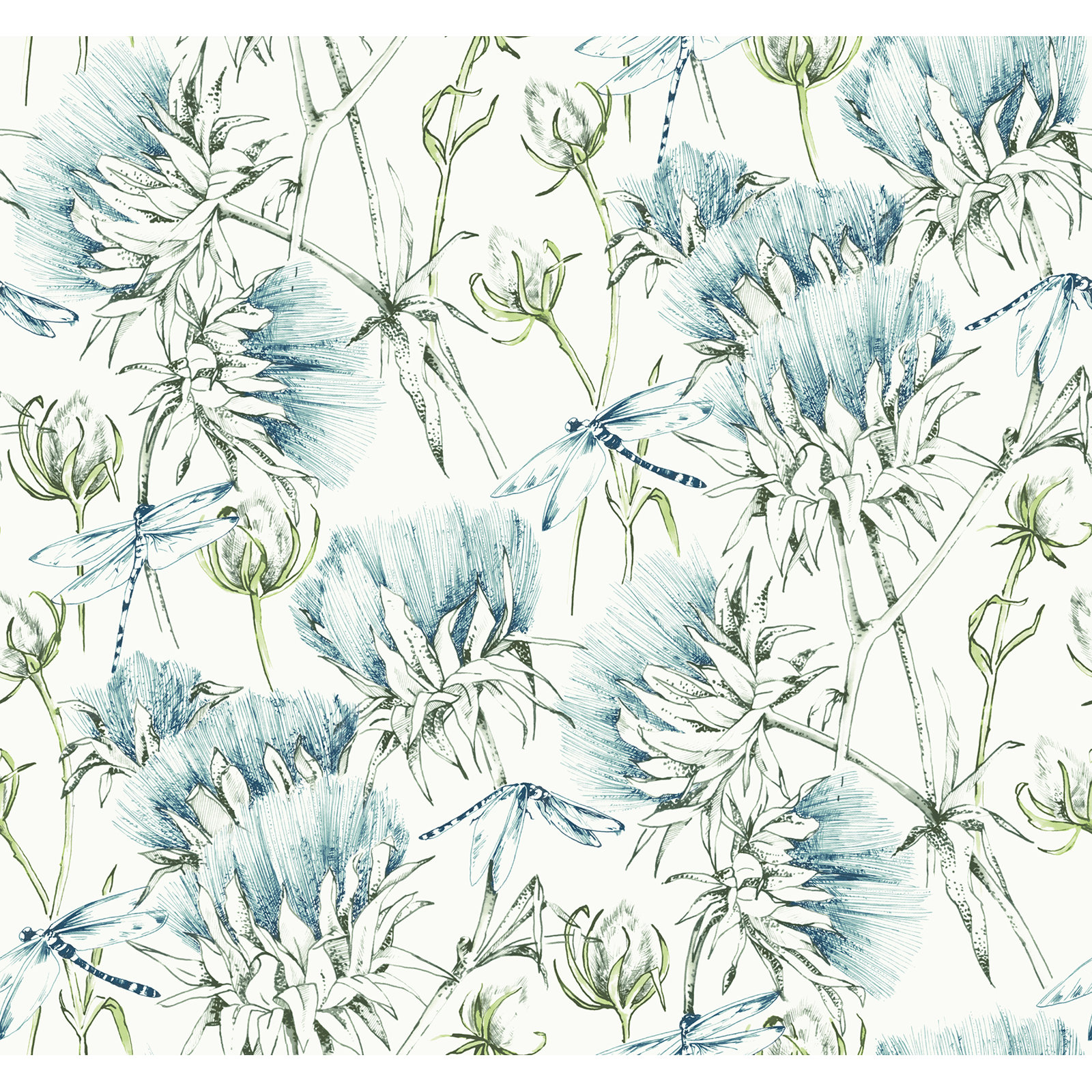 Animal Print Wallpaper, Teal