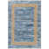 Demie Abstract Handmade Flatweave Recycled P.E.T. Area Rug in Blue/Tan