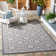 Arneshia Geometric Gray Indoor / Outdoor Area Indoor/Outdoor Area Rug