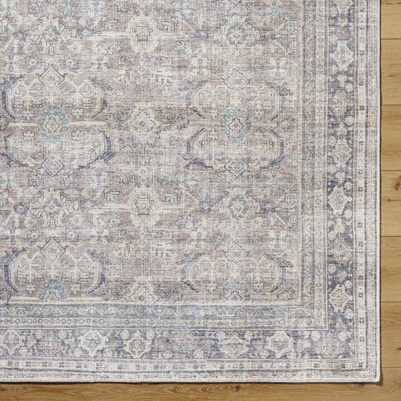 Becki Owens Rectangular Red Synthetic Washable Area Rug