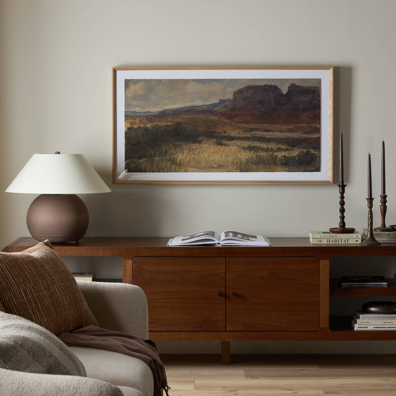 Desert Hues I Painting by Aileen Fitzgerald, 21.5" H x 40" W