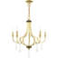 5-Light Empire Candle Chandelier with Dedric Crystal Details-757961458