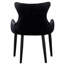 Ricky 4 Person Dining set - a Rectangular Wooden Dining Table with Metal Legs and a Set of 4 Quilted Velvet Dining Chairs for Dining Room - Modern Dining Table Set-715789337-715789342