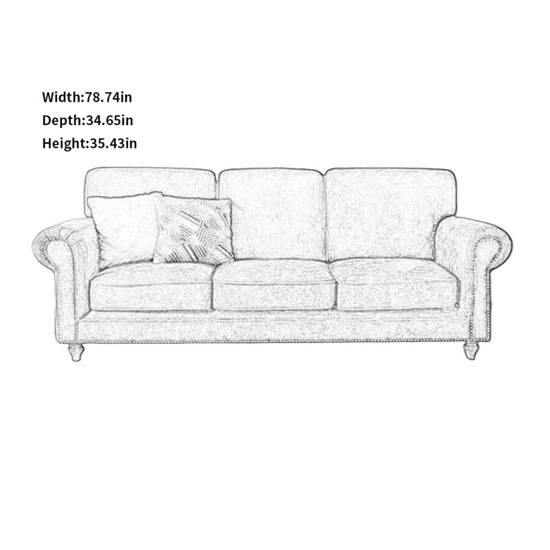 Modern Minimalist Creative Sofa, Green