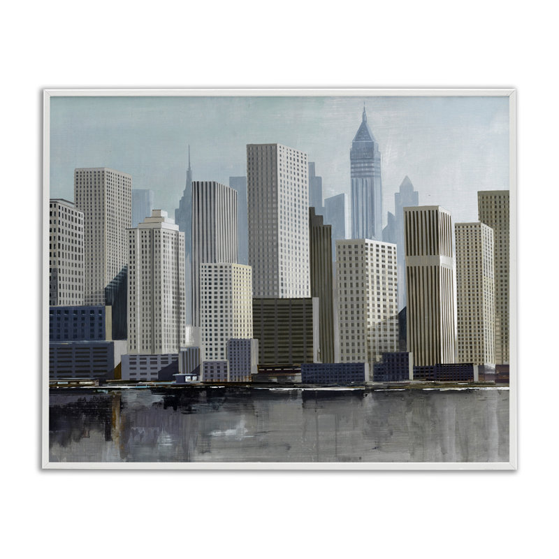 New York City Sans pont, estampe numérique, conception par Lorenzo Collective, H 11 po x l 14 po