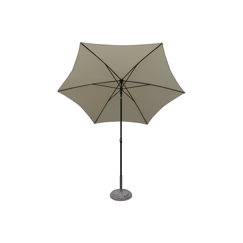Giada 250cm Market Parasol, Natural