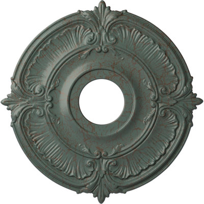 Médaillon de plafond H 18 po x l 18 po x P 0,625 po Attica