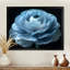 Reproduction d'art mural monochrome noir renoncule congelée - renoncule-2121546052-1882655442
