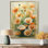 «Yellow Poppies Whispers Of Love III», impression d'art mural coquelicots