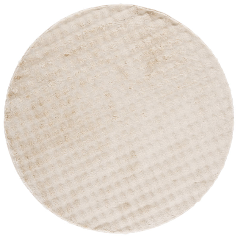 Tapis Faux Rabbit Bubble 100 Performance, Rond 6 pi