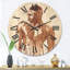 Horloge murale en bois-63901850-63913690