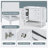 36" Bathroom Vanity with Sink Combo, One Cabinet and Three Drawers-1363303380