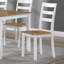 Ensemble de salle à manger 6 pièces Contemporary, table en bois massif avec 4 chaises d'appoint et 1 banc