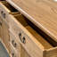 Armoire console en bois d'orme massif
